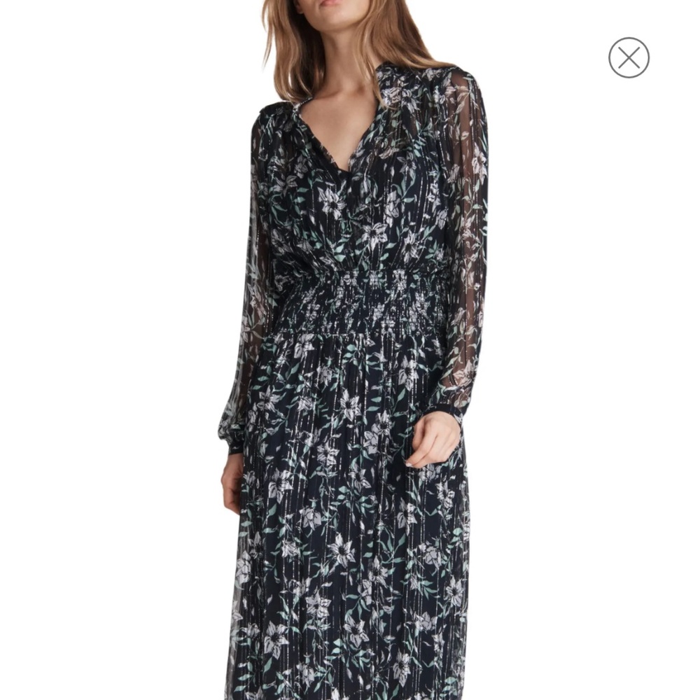 Rag & Bone Calista Floral Long Sleeve Dress
